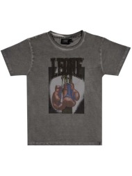 t-shirt με κοντά μανίκια leone 1947 boy short sleeves washed |
