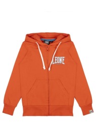 t-shirt με κουκούλα leone 1947 boy hoody full zip new basic |