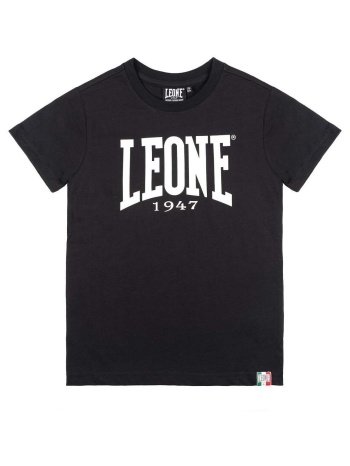 t-shirt με κοντά μανίκια leone 1947 boy short sleeves basic