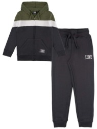σετ από φόρμες leone 1947 boy tracksuits full zip color block |