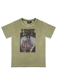 t-shirt με κοντά μανίκια leone 1947 boy short sleeves color block |