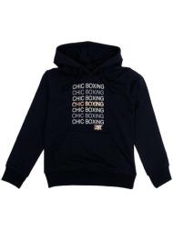 t-shirt με κουκούλα leone 1947 girl hoody sweatshirt chic girl |