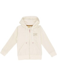 t-shirt με κουκούλα leone 1947 girl hoody sweatshirt full zip chic girl |