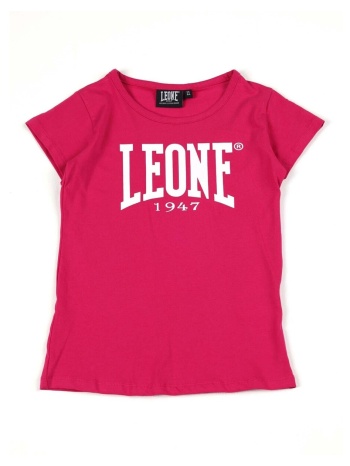 t-shirt με κοντά μανίκια leone 1947 girl short sleeves b w |