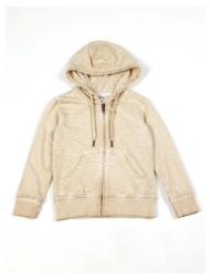t-shirt με κουκούλα leone 1947 girl hoody full zip lace |