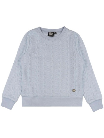 αθλητικό t-shirt leone 1947 girl bonded crewneck lace | σε προσφορά