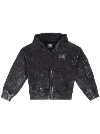 fleece leone 1947 girl hoody full zip gen z | σε προσφορά