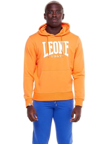 t-shirt με κουκούλα leone 1947 man hoody fleece big logo σε προσφορά