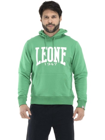 t-shirt με κουκούλα leone 1947 man hoody fleece big logo σε προσφορά
