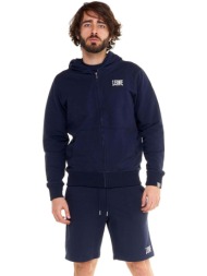 t-shirt με κουκούλα leone 1947 man hoody full zip small logo |