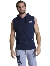t-shirt με κουκούλα leone 1947 man fleece hoody zipped s/s |