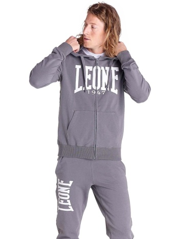 t-shirt με κουκούλα leone 1947 man fleece hoody zipped | σε προσφορά