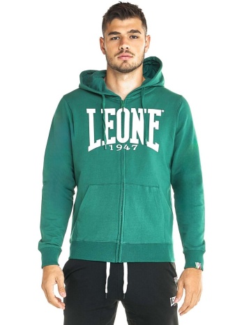 t-shirt με κουκούλα leone 1947 man fleece hoody zipped | σε προσφορά