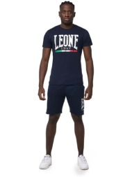 t-shirt με κοντά μανίκια leone 1947 man set + bermuda vintage logo |