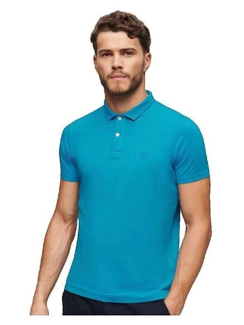 πόλο με κοντά μανίκια superdry polo essential logo neon
