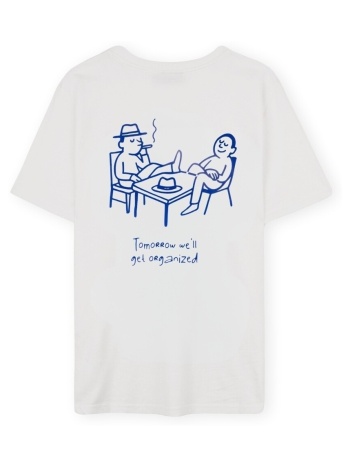 t-shirt με κοντά μανίκια imago t-shirt have a break - white