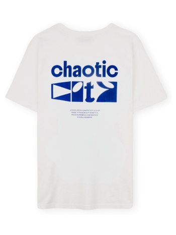 t-shirt με κοντά μανίκια imago t-shirt chaotic city - white