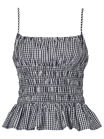 μπλούζα michael michael kors gingham smock top σε προσφορά