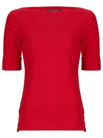 t-shirt με κοντά μανίκια lauren ralph lauren judy-elbow