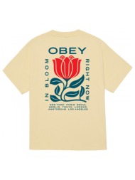 t-shirt με κοντά μανίκια obey in bloom |
