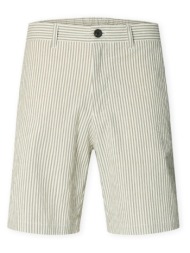 shorts & βερμούδες selected noos regular-karl shorts - deep lichen green/egret |