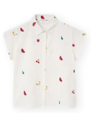 μπλούζα compania fantastica compañia fantástica shirt 43122 - white |