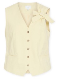 μπλούζα vila alara vest - pastel yellow |