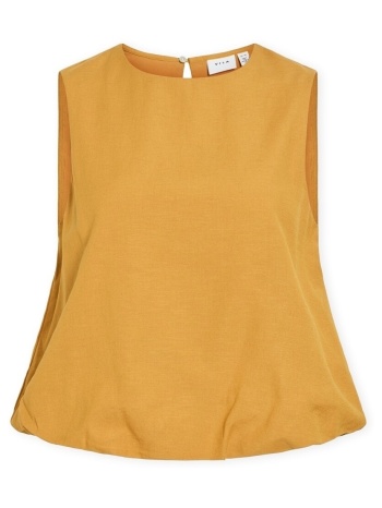 μπλούζα vila top prisilla balloon - amber gold |