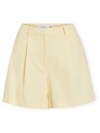 shorts & βερμούδες vila alara shorts - pastel yellow |