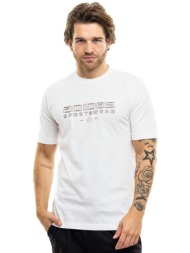 t-shirt με κοντά μανίκια adidas t-shirt tech linear graphic blanc |