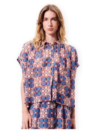μπλούζα frnch chrysocolle shirt - azulejos |