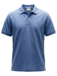 πόλο με κοντά μανίκια gant reg shield ss pique polo 2601.002210 |