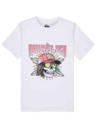 t-shirt με κοντά μανίκια quiksilver eqbzt04958-wht |