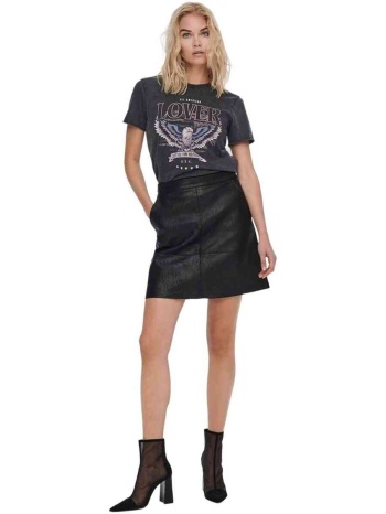 t-shirt με κοντά μανίκια only 15215721-blacklover |