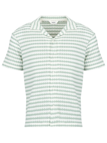 πουκάμισο με κοντά μανίκια selected slhdylan ss overshirt σε προσφορά