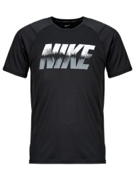 t-shirt με κοντά μανίκια nike dip dye logo hydroguard
