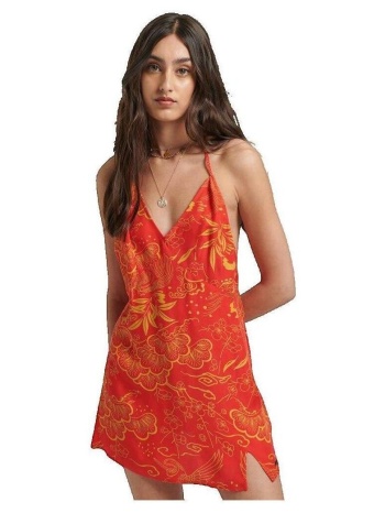 φορέματα superdry vintage mini slip halter |