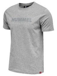 t-shirt με κοντά μανίκια hummel t-shirt hmllegacy gris |