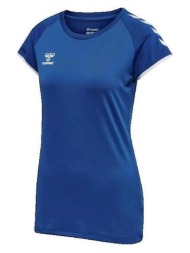 t-shirt με κοντά μανίκια hummel t-shirt hmlcore volley stretch tee wo |