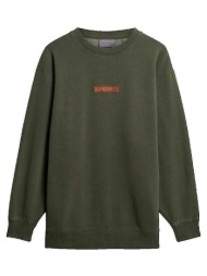 αθλητικό t-shirt superdry sweatshirt micro logo graphic coupe oversize |