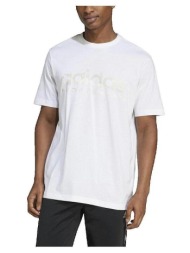 t-shirt με κοντά μανίκια adidas t-shirt house of tiro summer linear blanc |