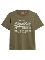 t-shirt με κοντά μανίκια superdry t-shirt vintage logo heritage |