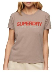 t-shirt με κοντά μανίκια superdry t-shirt sportswear logo ajusté manches courtes femme |