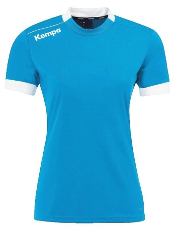 t-shirt με κοντά μανίκια kempa t-shirt player bleu pour