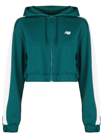 t-shirt με κουκούλα new balance interlock full zip σε προσφορά
