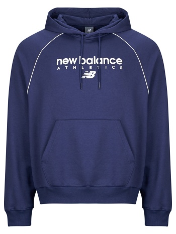 t-shirt με κουκούλα new balance linear graphic fleece hoodie σε προσφορά