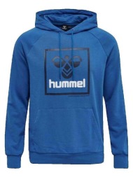 t-shirt με κουκούλα hummel sweat à capuche isam 2.0 bleu |