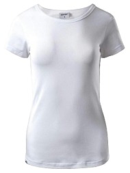 t-shirt με κοντά μανίκια hi-tec t-shirt lady puro blanc |