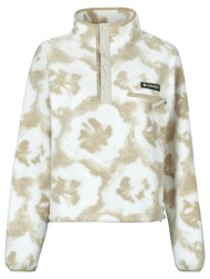 fleece columbia helvetia ii printed cropped half snap fleece