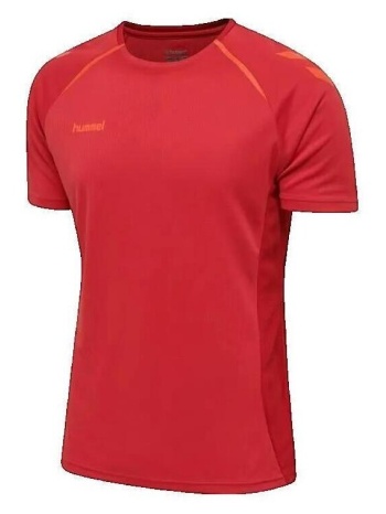 t-shirt με κοντά μανίκια hummel t-shirt authentic pro rouge